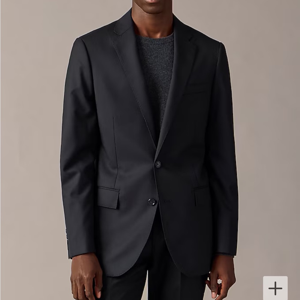 Black Jcrew Ludlow suit jacket